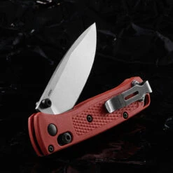 Benchmade 533-04 Mini Bugout Mesa Red Folding Knife 7 Benchmade 533-04 Mini Bugout Mesa Red Folding Knife -Nitecore Store BM533 04.2 64950.1690903583