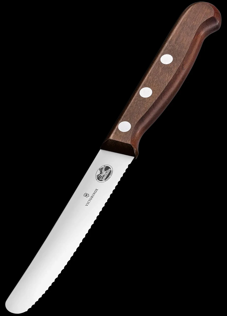 Victorinox Swiss Classic Tomato & Table Knife Wood 1 Victorinox Swiss Classic Tomato & Table Knife Wood