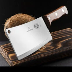 Victorinox Wood Kitchen Cleaver Maple 9 Victorinox Wood Kitchen Cleaver Maple -Nitecore Store BMC 5400018 84896.1667581199