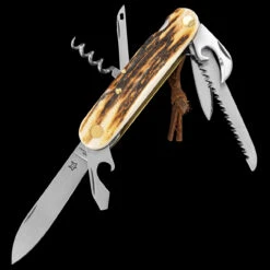 Fox Multipurpose Pocket Knife Stag 7 -Nitecore Store FOX 226 7 SCE03 36470.1678276057