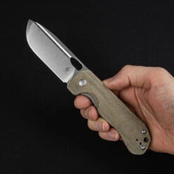 Kizer Bugai Micarta Folding Knife -Nitecore Store KIV3627C1 76725.1686757349