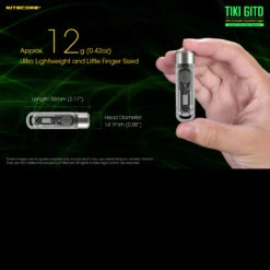 Nitecore TIKI GITD -Nitecore Store NITECORE TIKI GITDdet3 64079.1648479026
