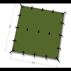 DD Hammocks 3 X 3 Tarp -Nitecore Store dd 019det4 74434.1587403865