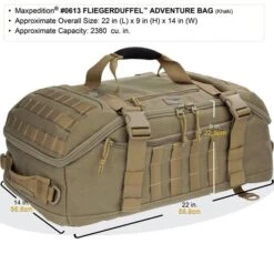 Maxpedition Fliegerduffel Adventure Bag -Nitecore Store maxp 613det 11685.1587387206