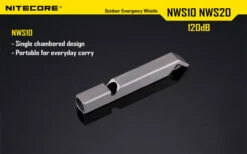 Nitecore Single Chamber Whistle -Nitecore Store nitecore nws10det4 87528.1587389200