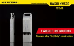 Nitecore Single Chamber Whistle -Nitecore Store nitecore nws10det 03520.1587389198