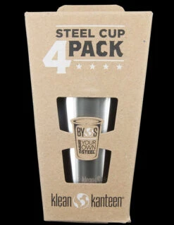 Klean Kanteen Steel Cup 295ml - 4 Pack -Nitecore Store wit kssc10 4pk 15783.1587728695
